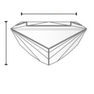 Diamante GIA - G VVS1 - 2.04 ct.